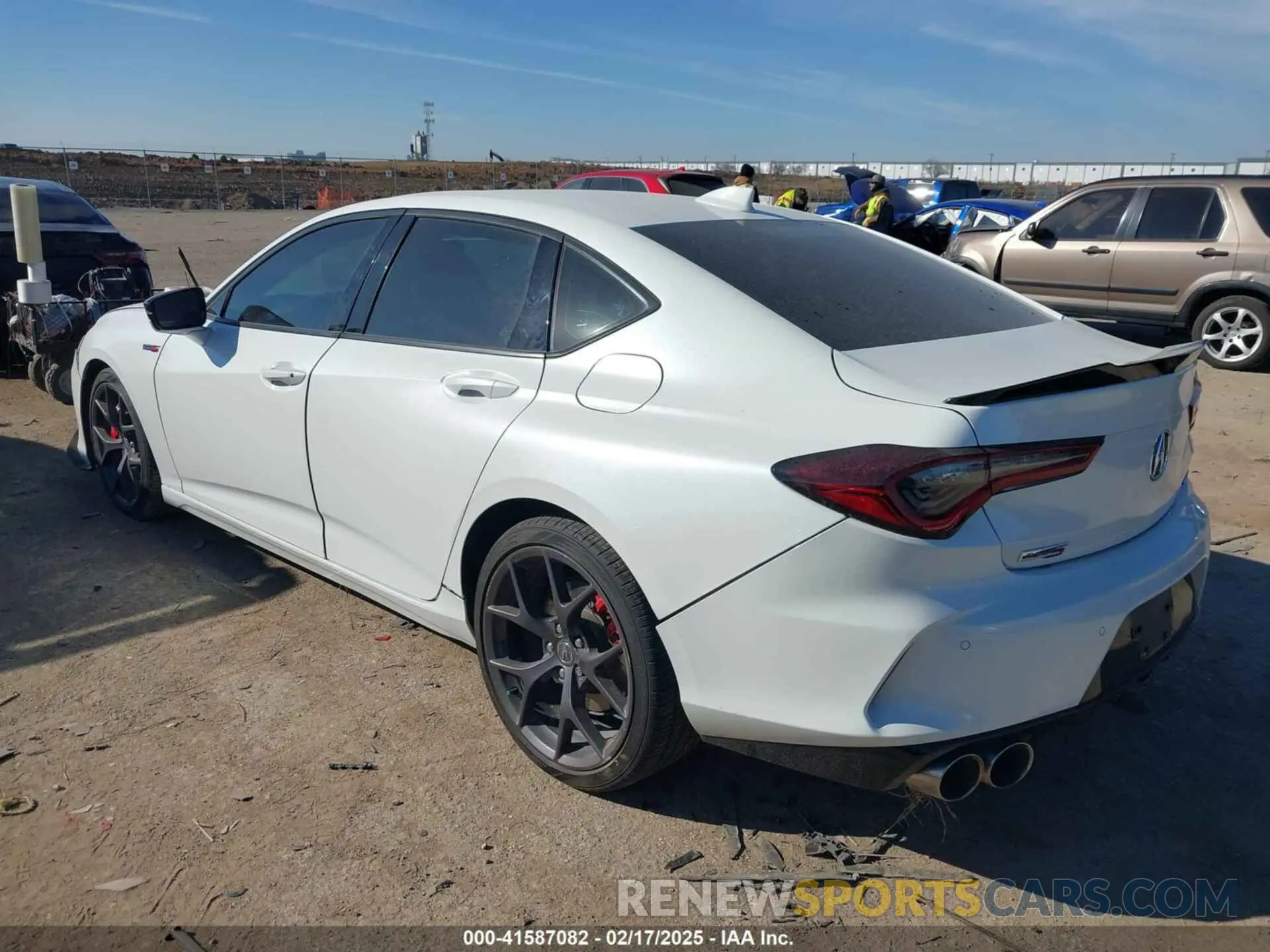3 Photograph of a damaged car 19UUB7F95PA002536 ACURA TLX 2023