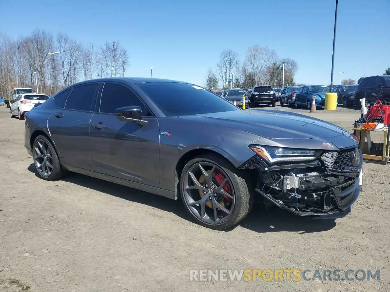 4 Фотография поврежденного автомобиля 19UUB7F96PA001573 ACURA TLX 2023