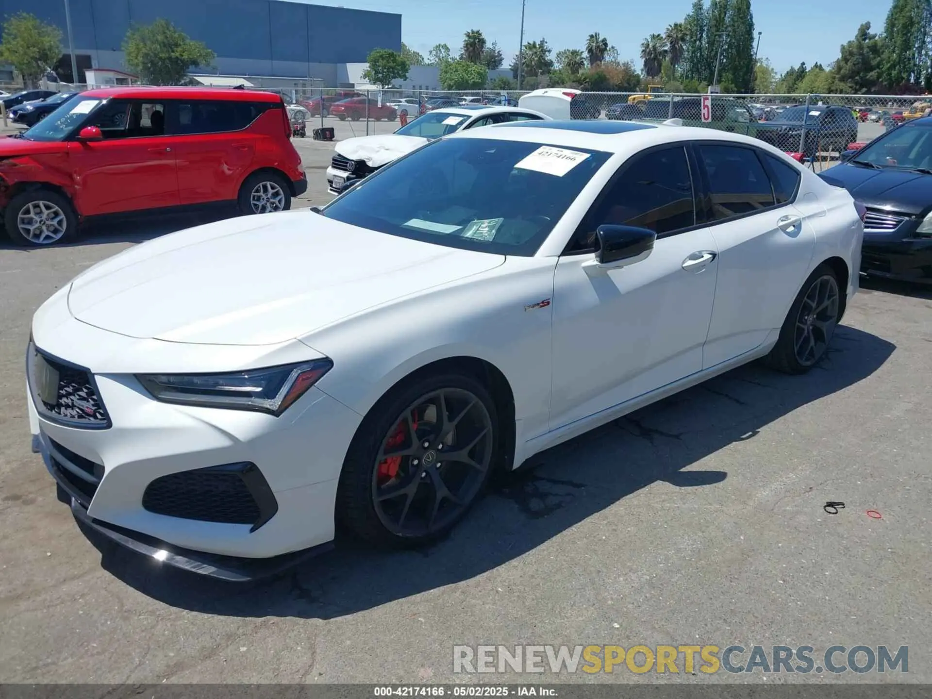 2 Photograph of a damaged car 19UUB7F9XPA000295 ACURA TLX 2023