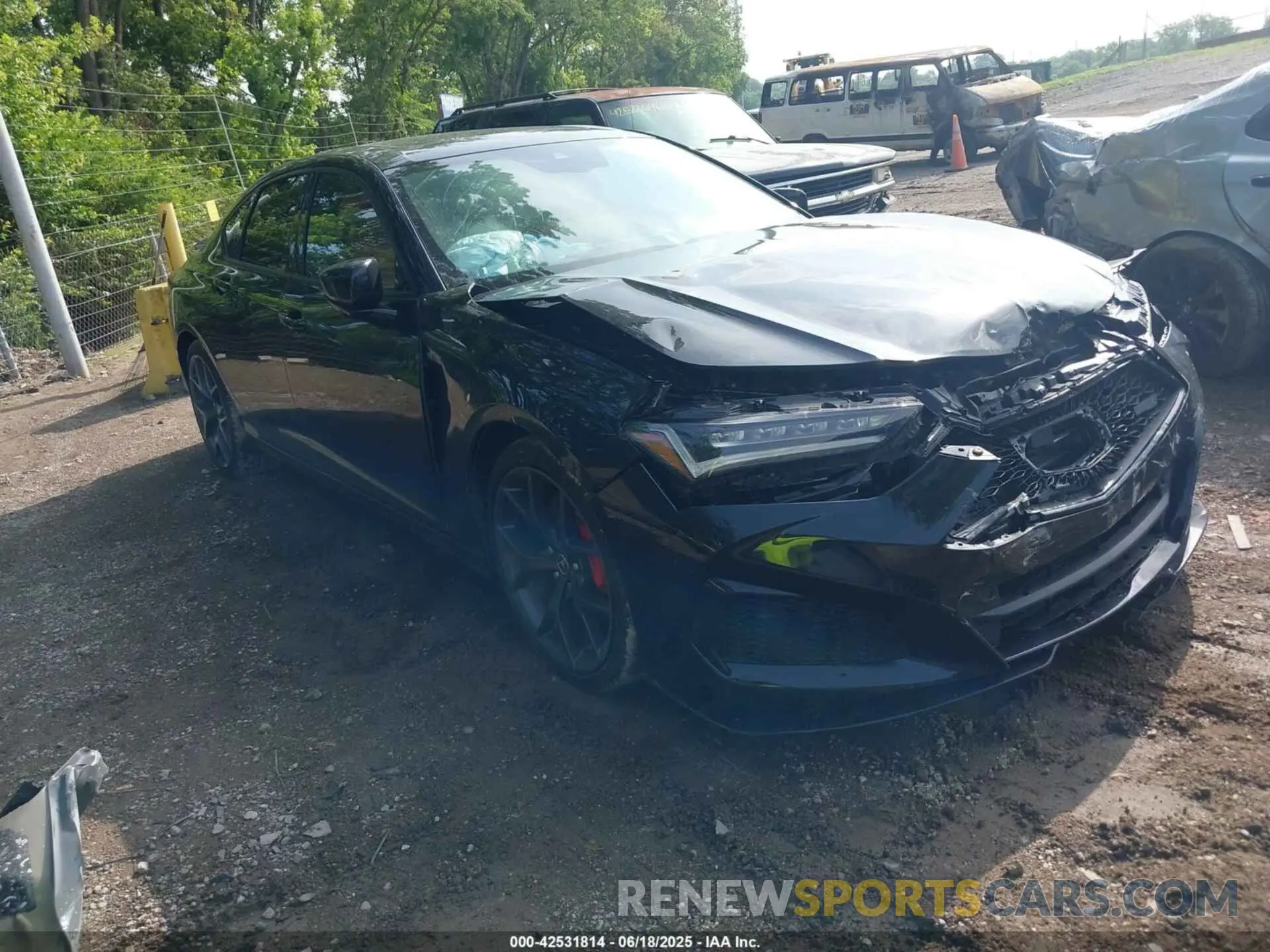 1 Photograph of a damaged car 19UUB7F9XPA001690 ACURA TLX 2023