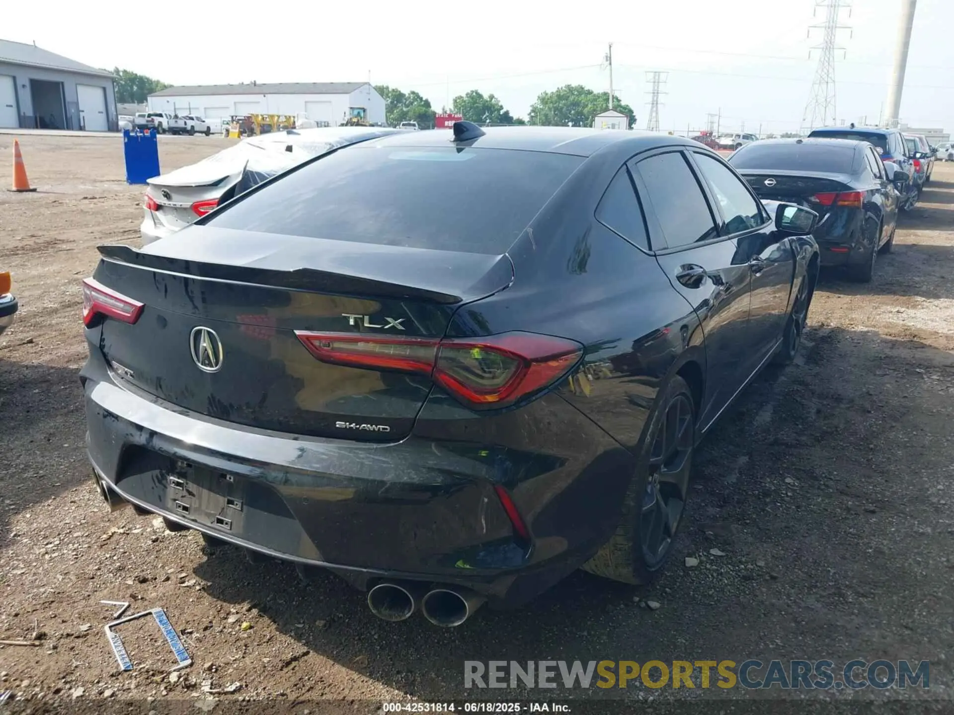 4 Photograph of a damaged car 19UUB7F9XPA001690 ACURA TLX 2023