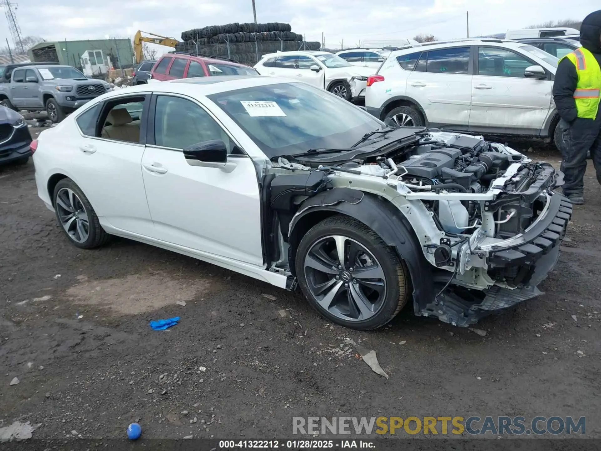 1 Photograph of a damaged car 19UUB5F45RA000376 ACURA TLX 2024