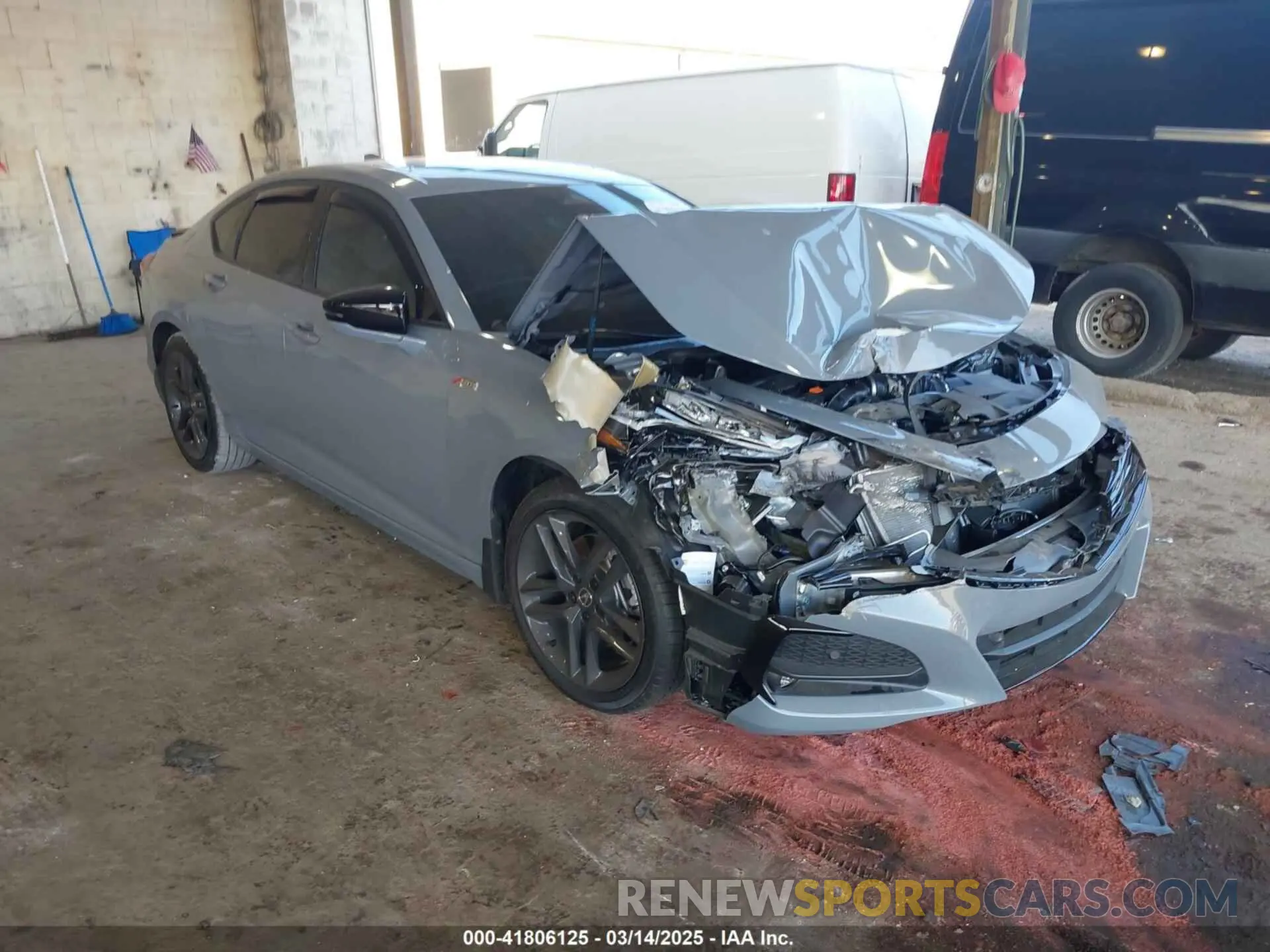 1 Photograph of a damaged car 19UUB6F53SA000302 ACURA TLX 2025