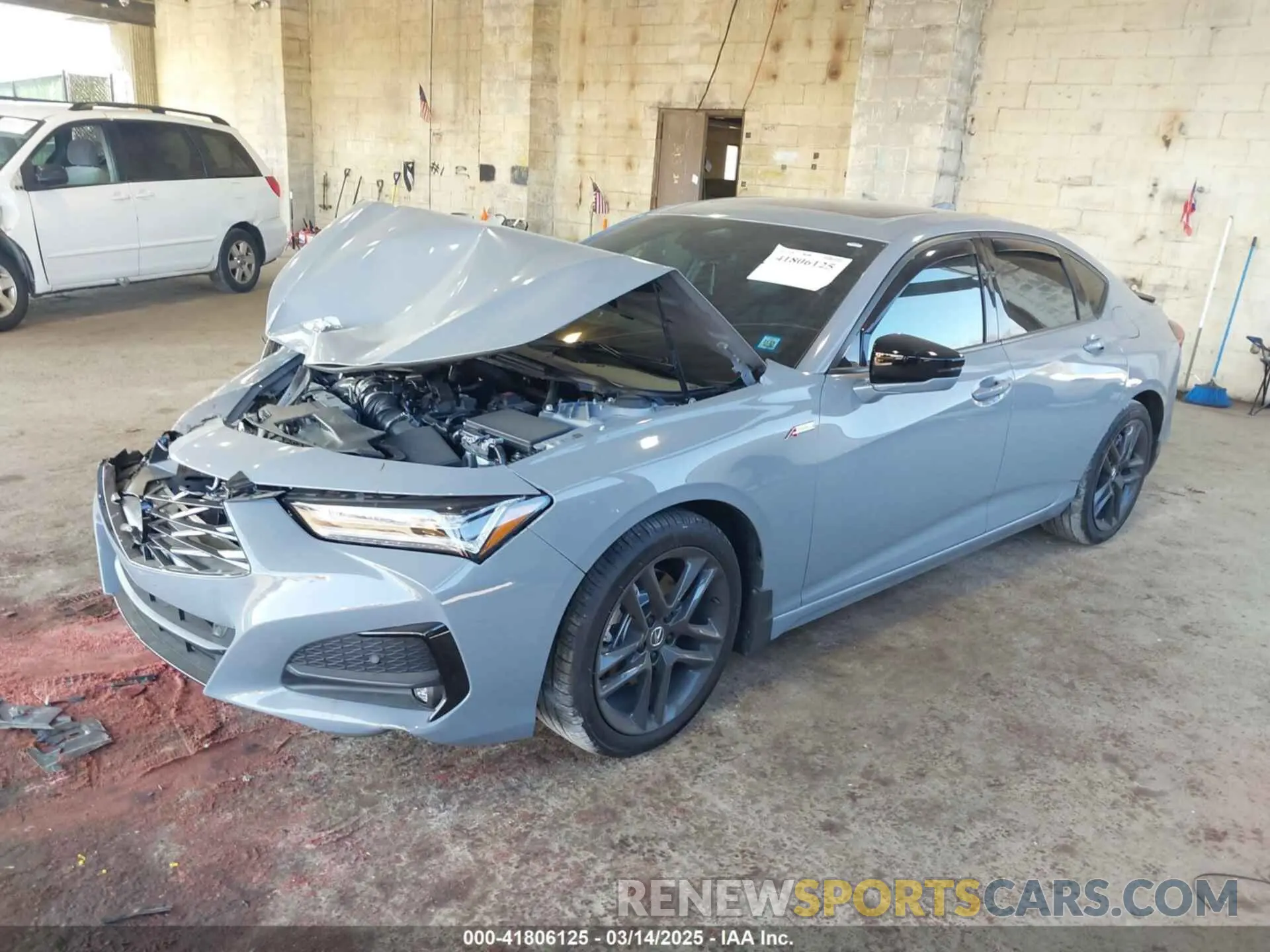 2 Photograph of a damaged car 19UUB6F53SA000302 ACURA TLX 2025