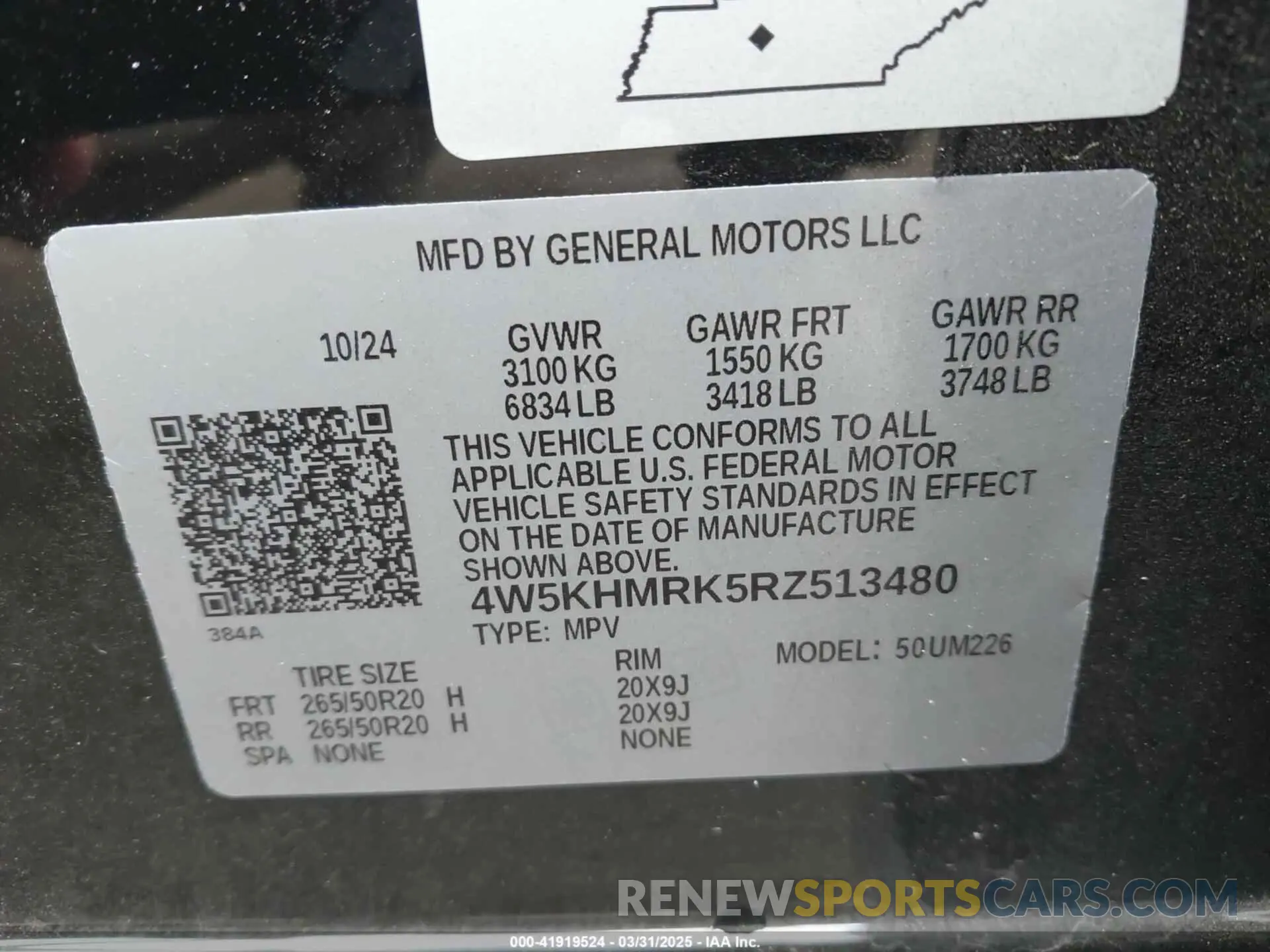 9 Фотография поврежденного автомобиля 4W5KHMRK5RZ513480 ACURA ZDX 2024