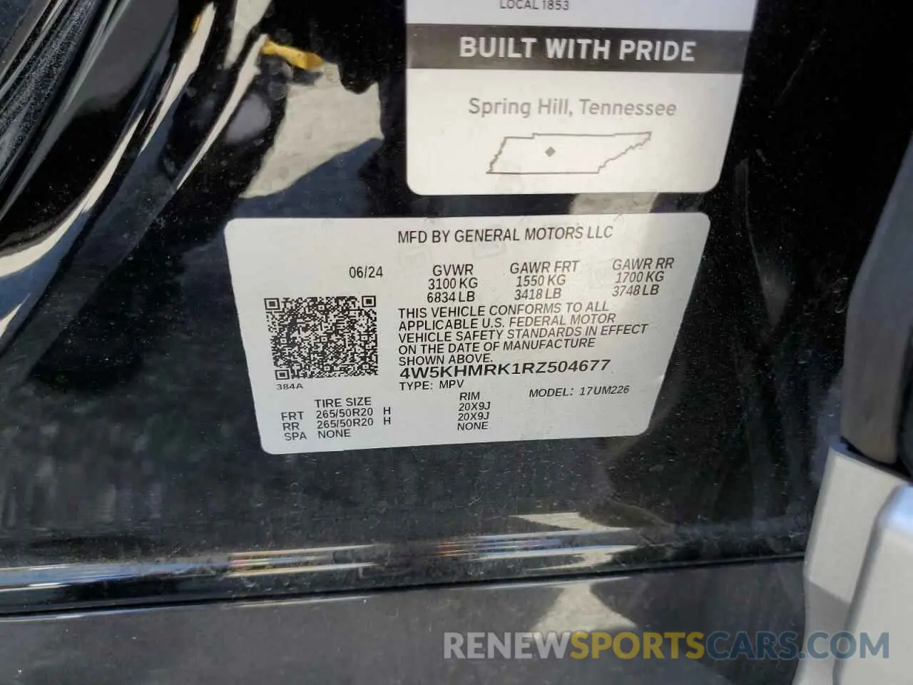 16 Photograph of a damaged car 4W5KHMRK1RZ504677 ACURA ZDX A-SPEC 2024