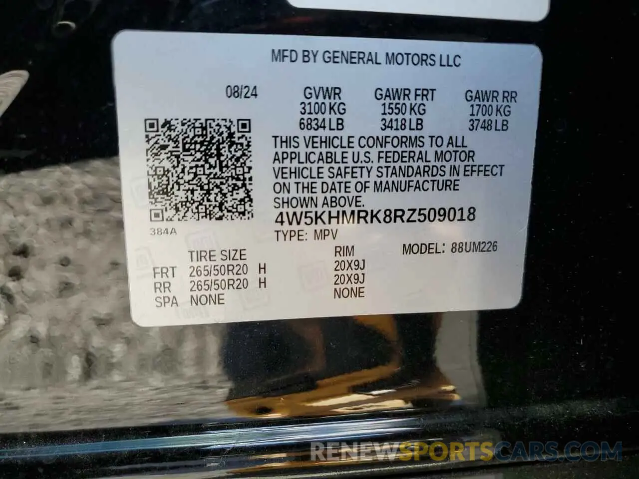 13 Photograph of a damaged car 4W5KHMRK8RZ509018 ACURA ZDX A-SPEC 2024
