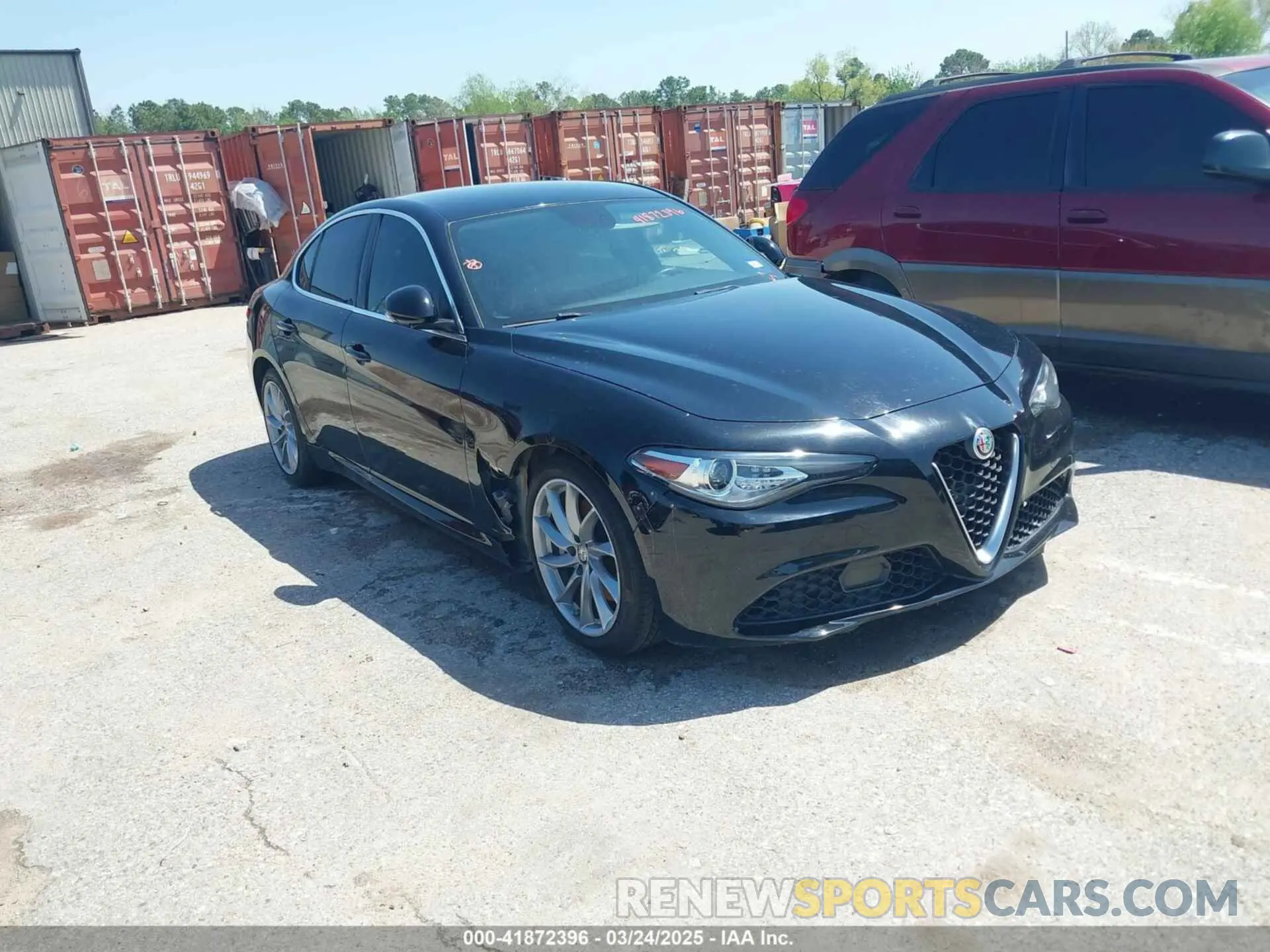 1 Фотография поврежденного автомобиля ZARFAMAN0K7598745 ALFA ROMEO GIULIA 2019