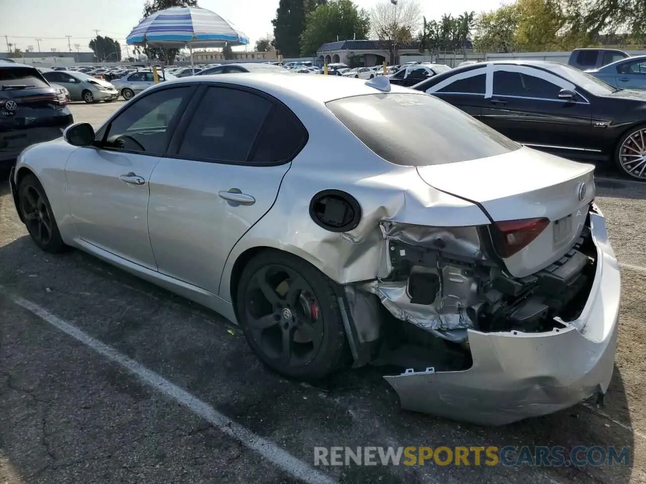 2 Photograph of a damaged car ZARFAMAN5K7610064 ALFA ROMEO GIULIA 2019