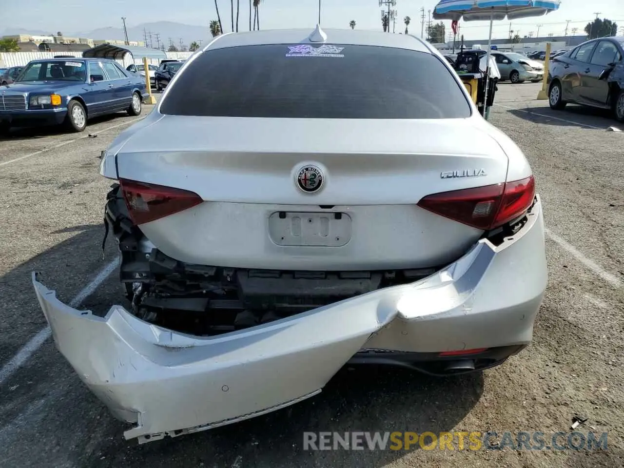 6 Photograph of a damaged car ZARFAMAN5K7610064 ALFA ROMEO GIULIA 2019
