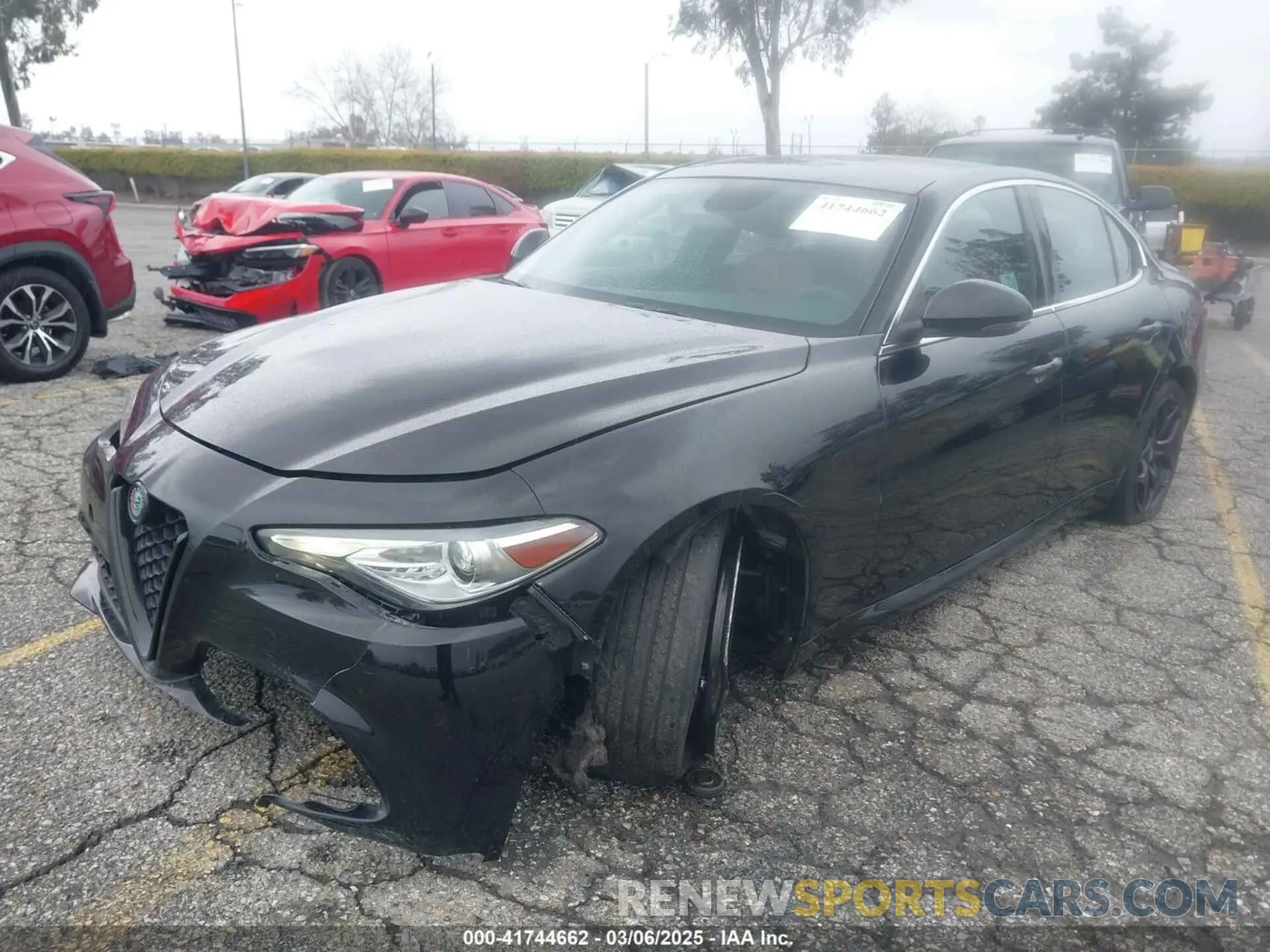 2 Фотография поврежденного автомобиля ZARFAMAN5K7621548 ALFA ROMEO GIULIA 2019