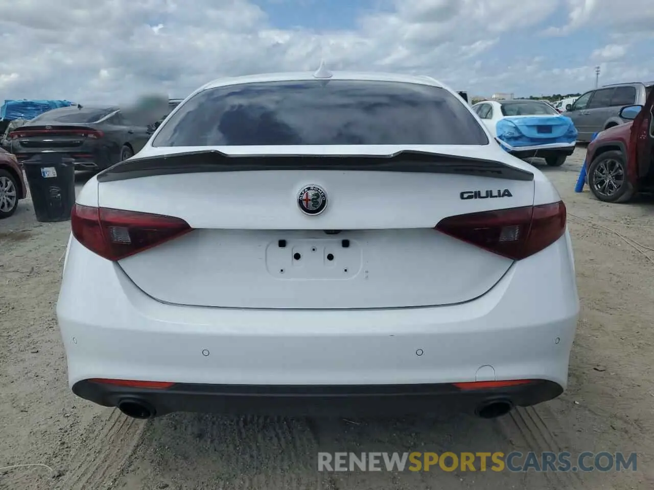 7 Фотография поврежденного автомобиля ZARFAMANXK7600999 ALFA ROMEO GIULIA 2019