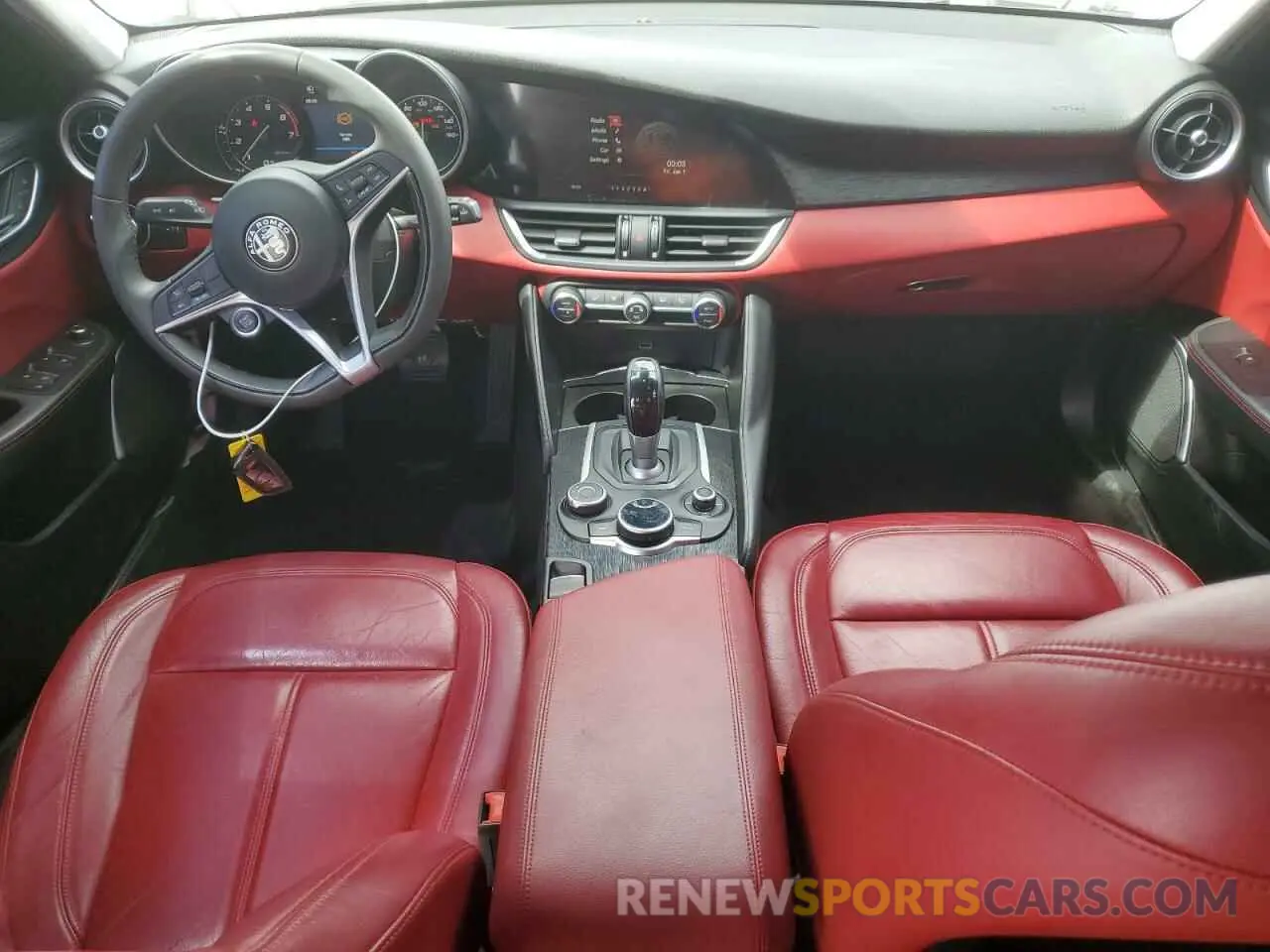 9 Фотография поврежденного автомобиля ZARFAMANXK7600999 ALFA ROMEO GIULIA 2019