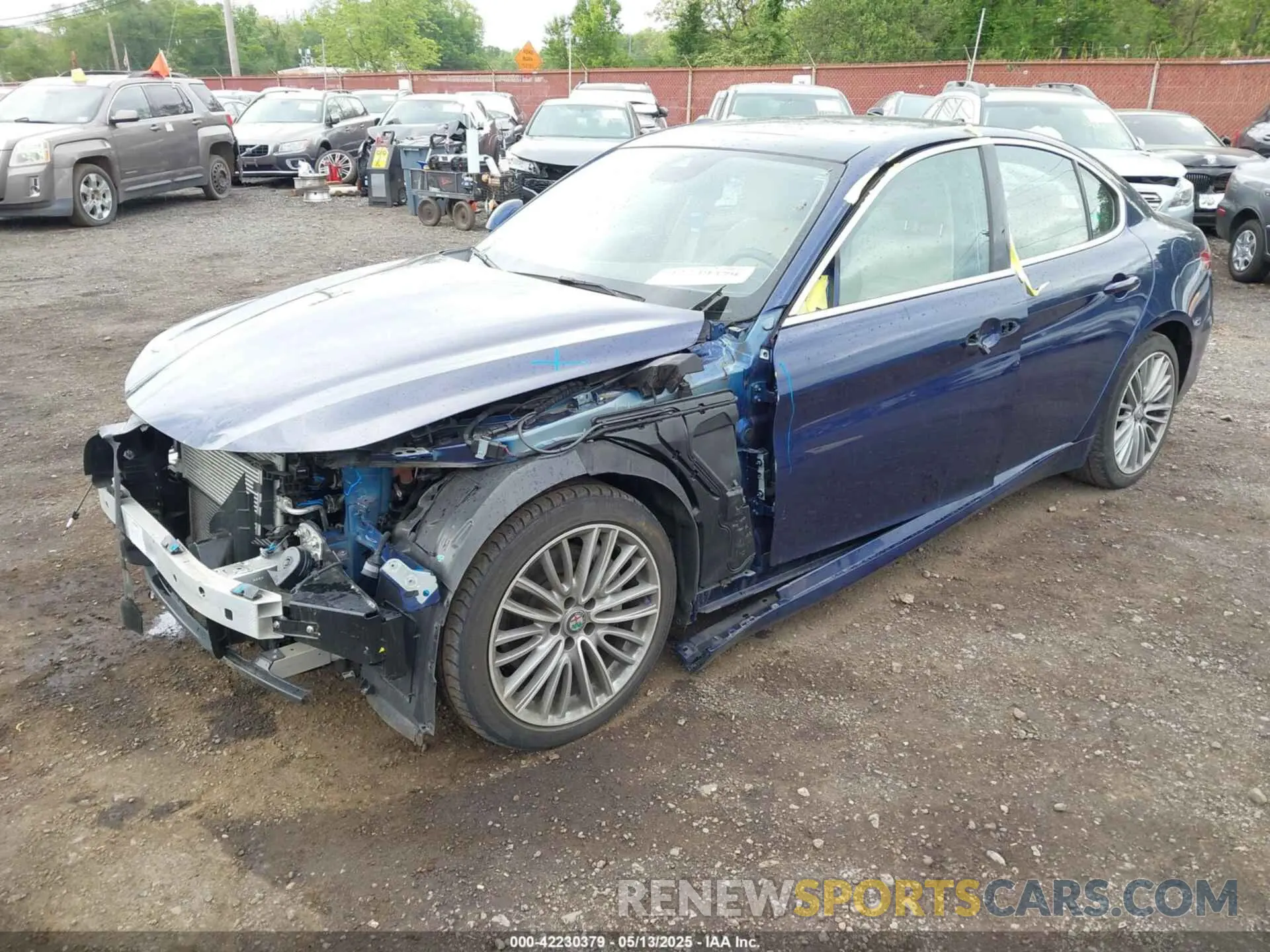 2 Фотография поврежденного автомобиля ZARFAMBN0K7607037 ALFA ROMEO GIULIA 2019