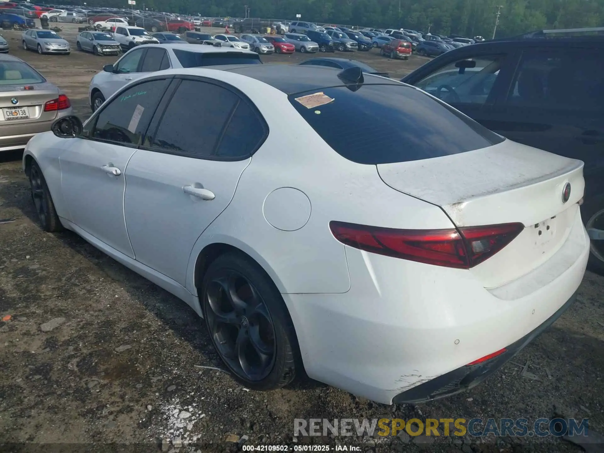 3 Фотография поврежденного автомобиля ZARFAMBN1K7621464 ALFA ROMEO GIULIA 2019