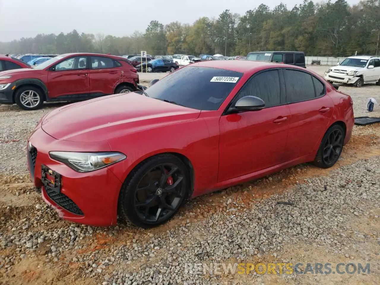 1 Фотография поврежденного автомобиля ZARFAMBN2K7622817 ALFA ROMEO GIULIA 2019