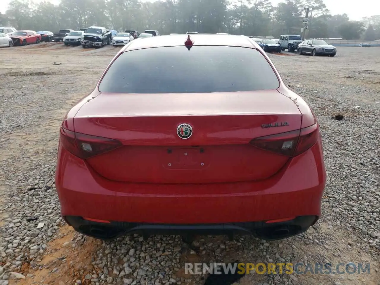 6 Фотография поврежденного автомобиля ZARFAMBN2K7622817 ALFA ROMEO GIULIA 2019