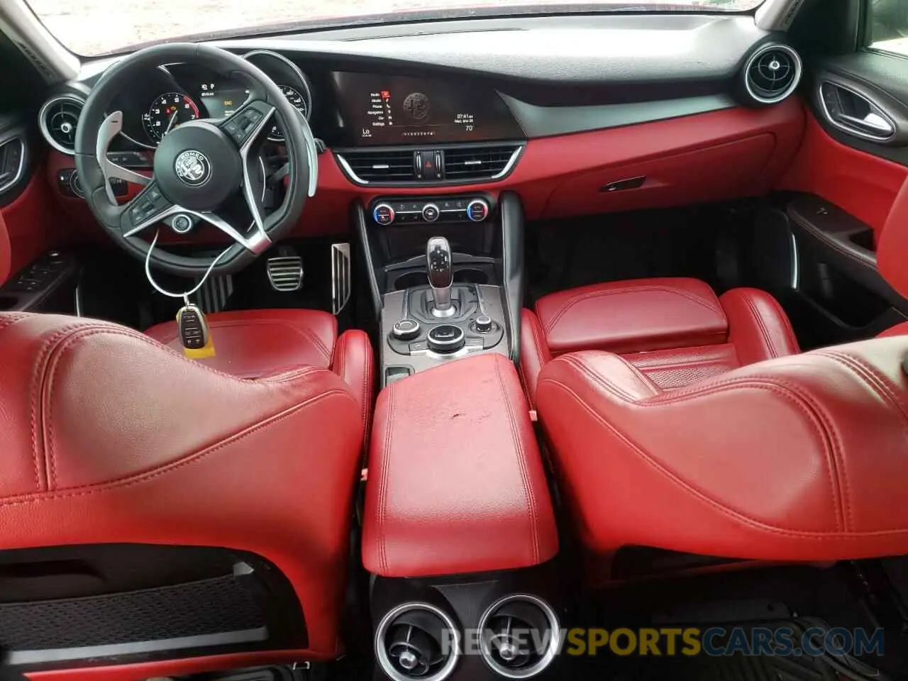 8 Фотография поврежденного автомобиля ZARFAMBN2K7622817 ALFA ROMEO GIULIA 2019