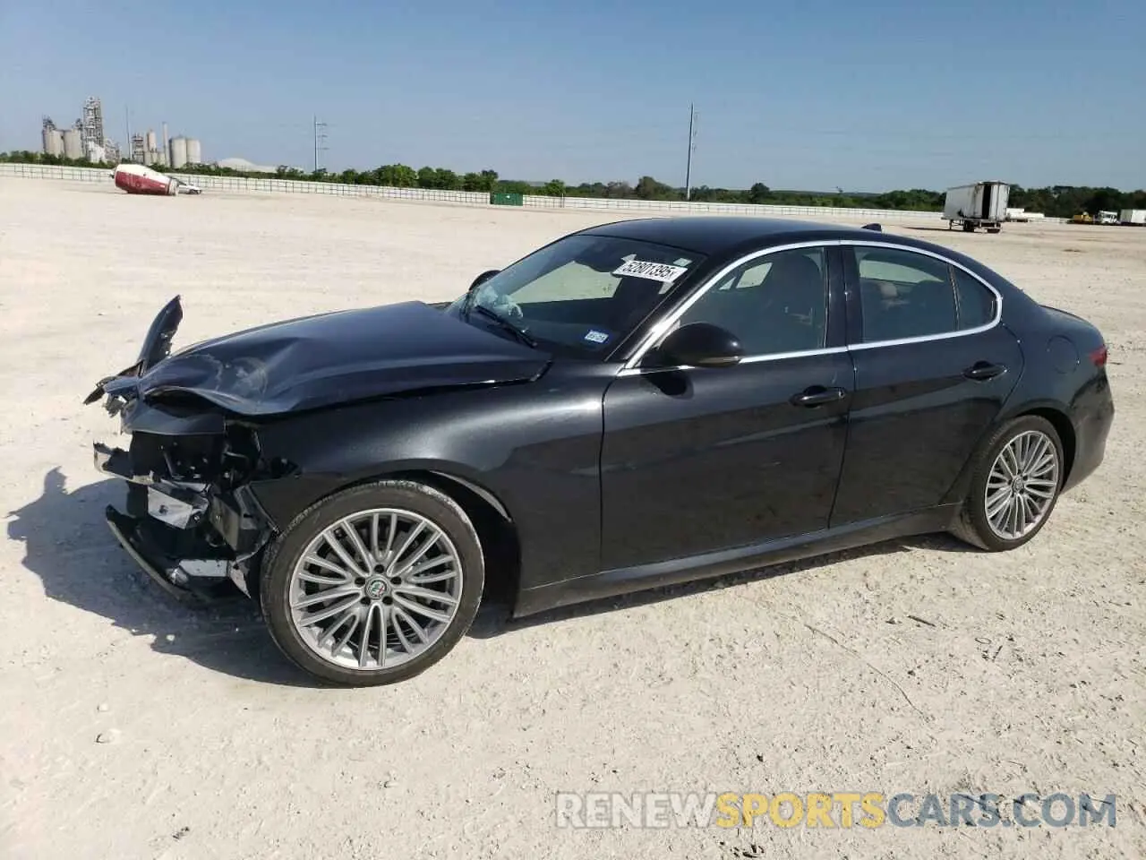 1 Фотография поврежденного автомобиля ZARFAMBN8K7603527 ALFA ROMEO GIULIA 2019
