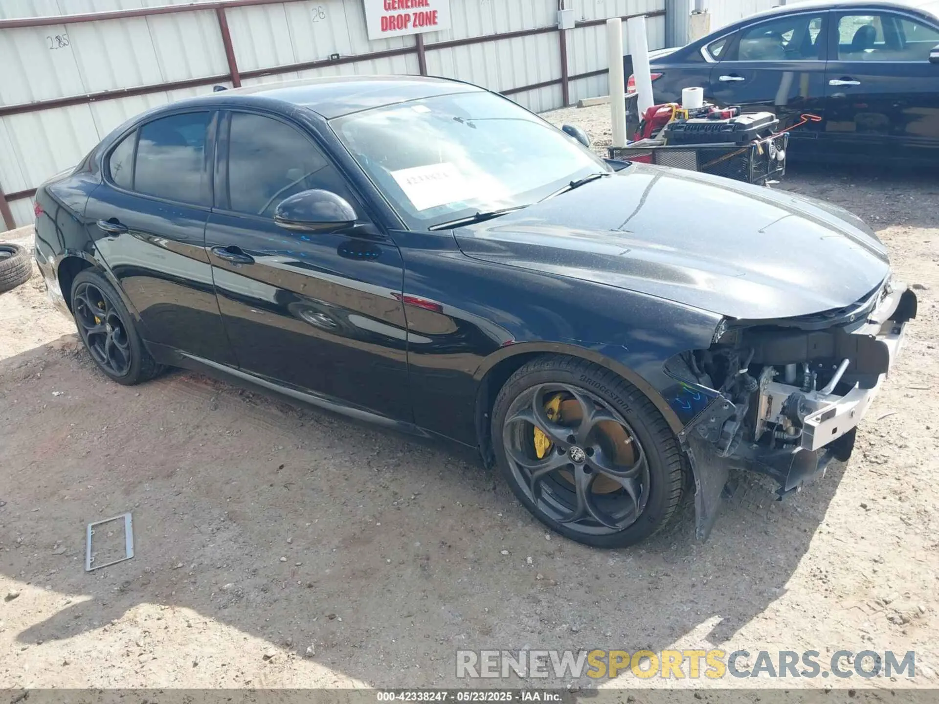 1 Photograph of a damaged car ZARFANAN0K7598315 ALFA ROMEO GIULIA 2019