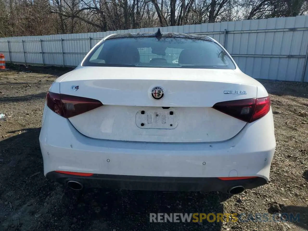 6 Фотография поврежденного автомобиля ZARFANAN1K7622797 ALFA ROMEO GIULIA 2019