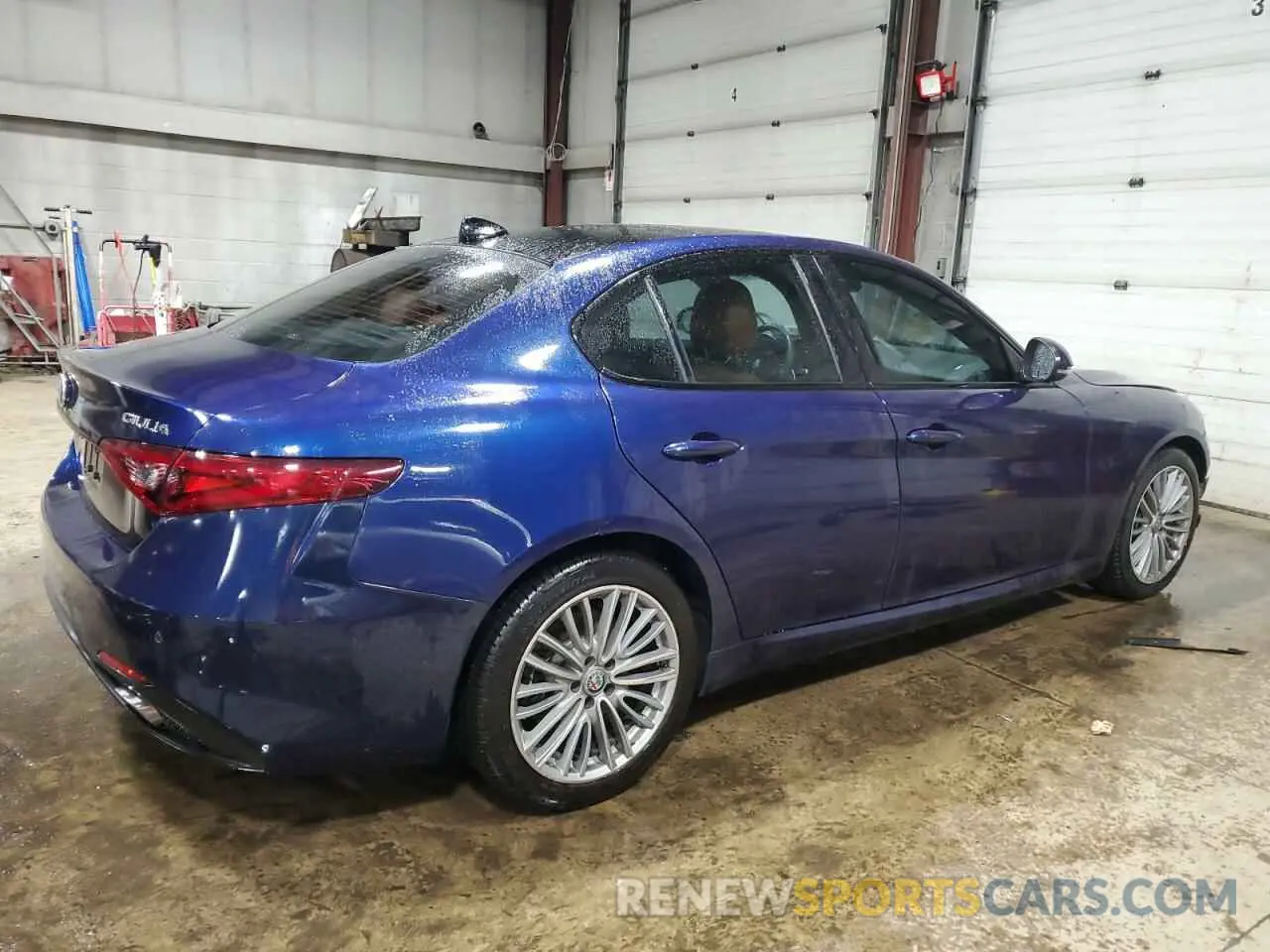 3 Photograph of a damaged car ZARFANAN8K7612753 ALFA ROMEO GIULIA 2019