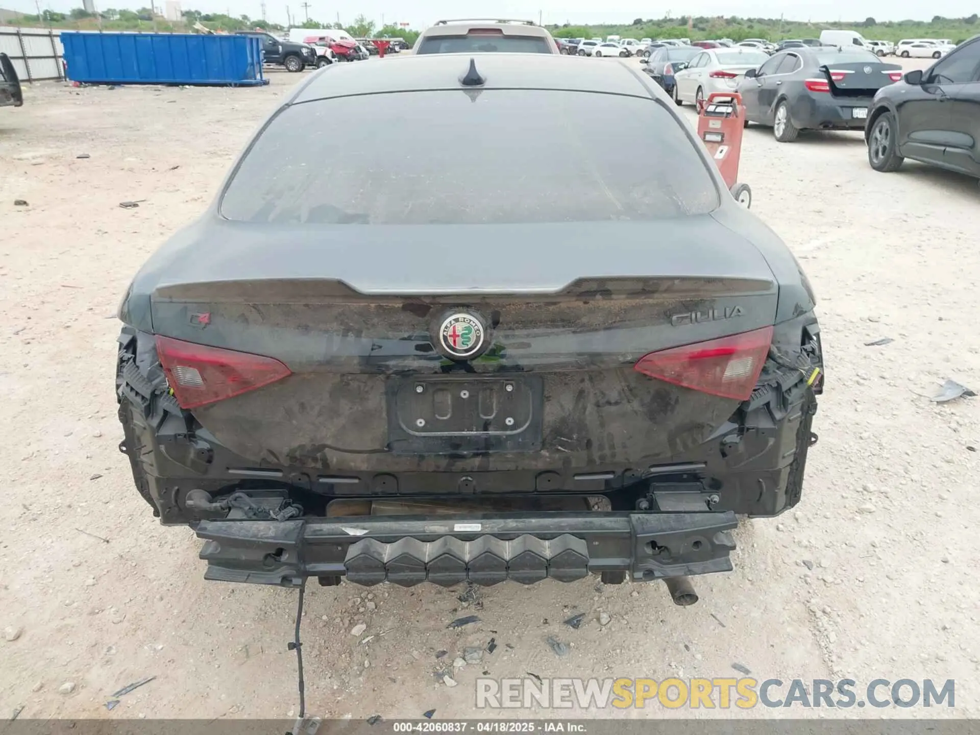 16 Photograph of a damaged car ZARFANBN4K7607998 ALFA ROMEO GIULIA 2019