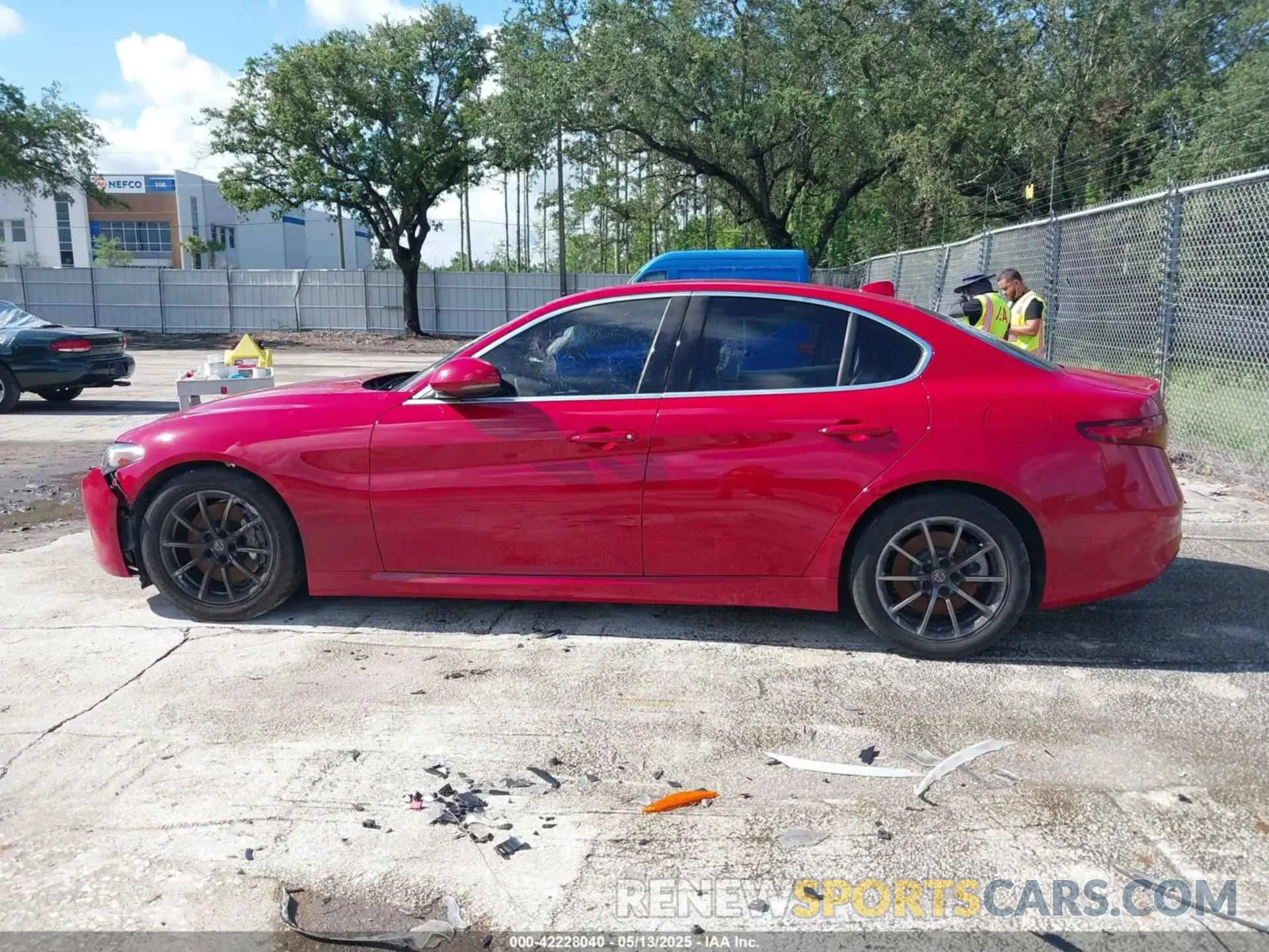13 Фотография поврежденного автомобиля ZARFAMAN0L7631101 ALFA ROMEO GIULIA 2020