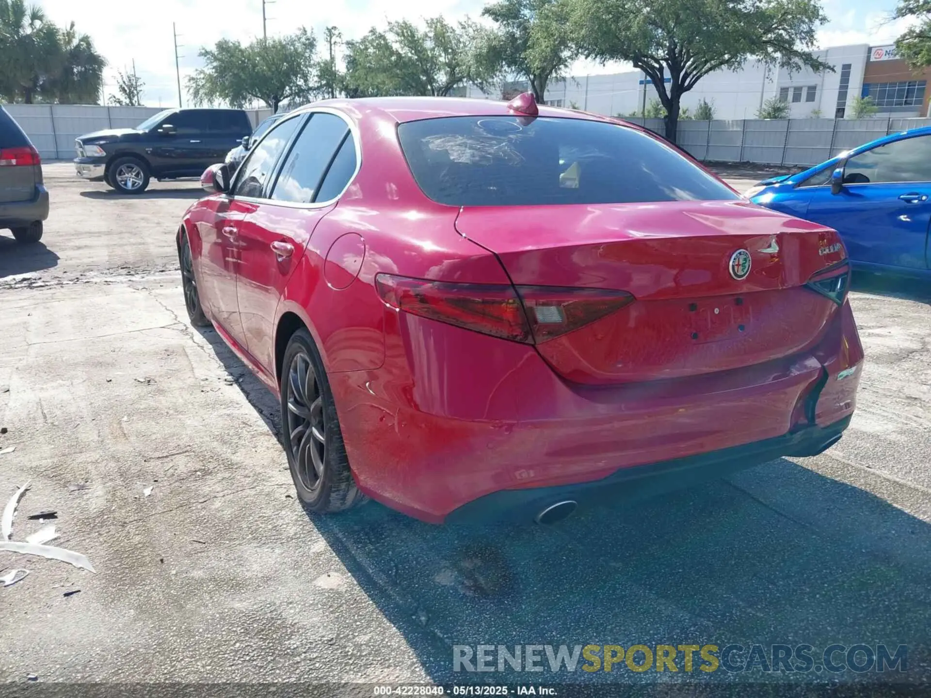 3 Фотография поврежденного автомобиля ZARFAMAN0L7631101 ALFA ROMEO GIULIA 2020