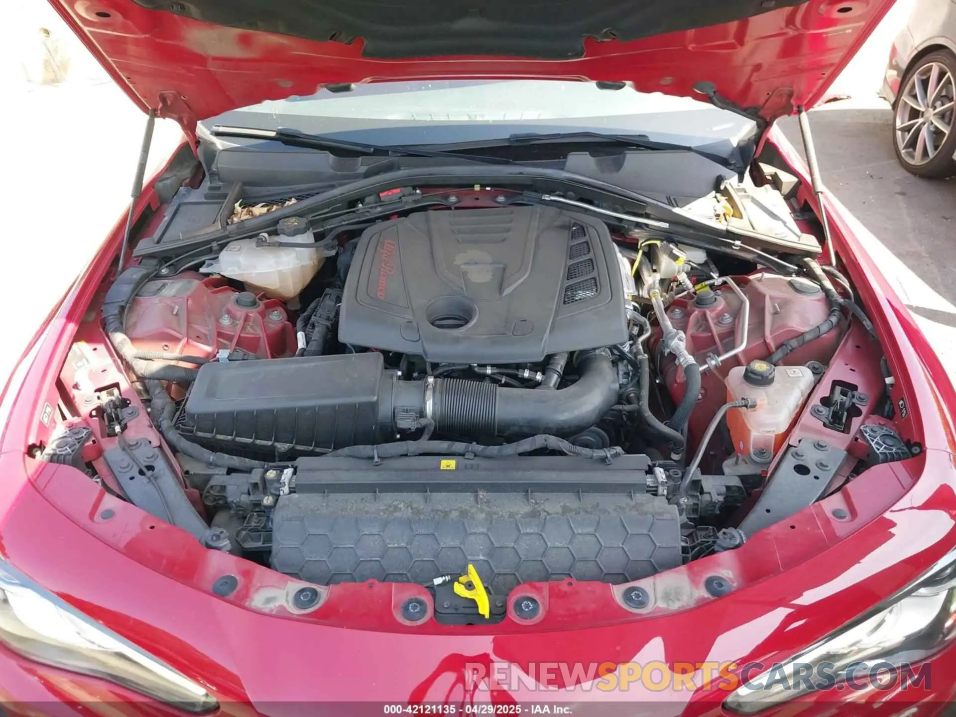 10 Фотография поврежденного автомобиля ZARFAMAN1L7636002 ALFA ROMEO GIULIA 2020