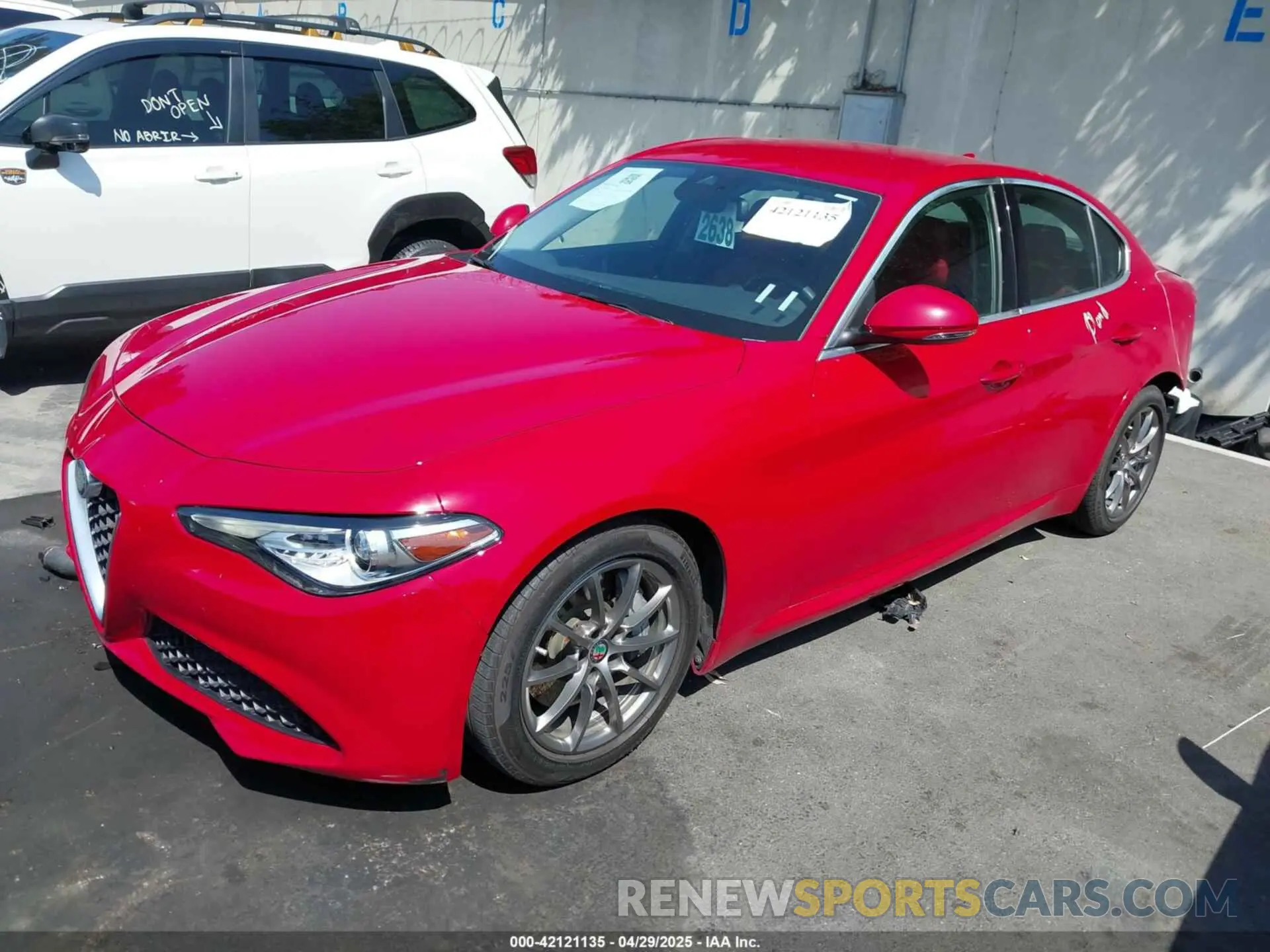 2 Фотография поврежденного автомобиля ZARFAMAN1L7636002 ALFA ROMEO GIULIA 2020