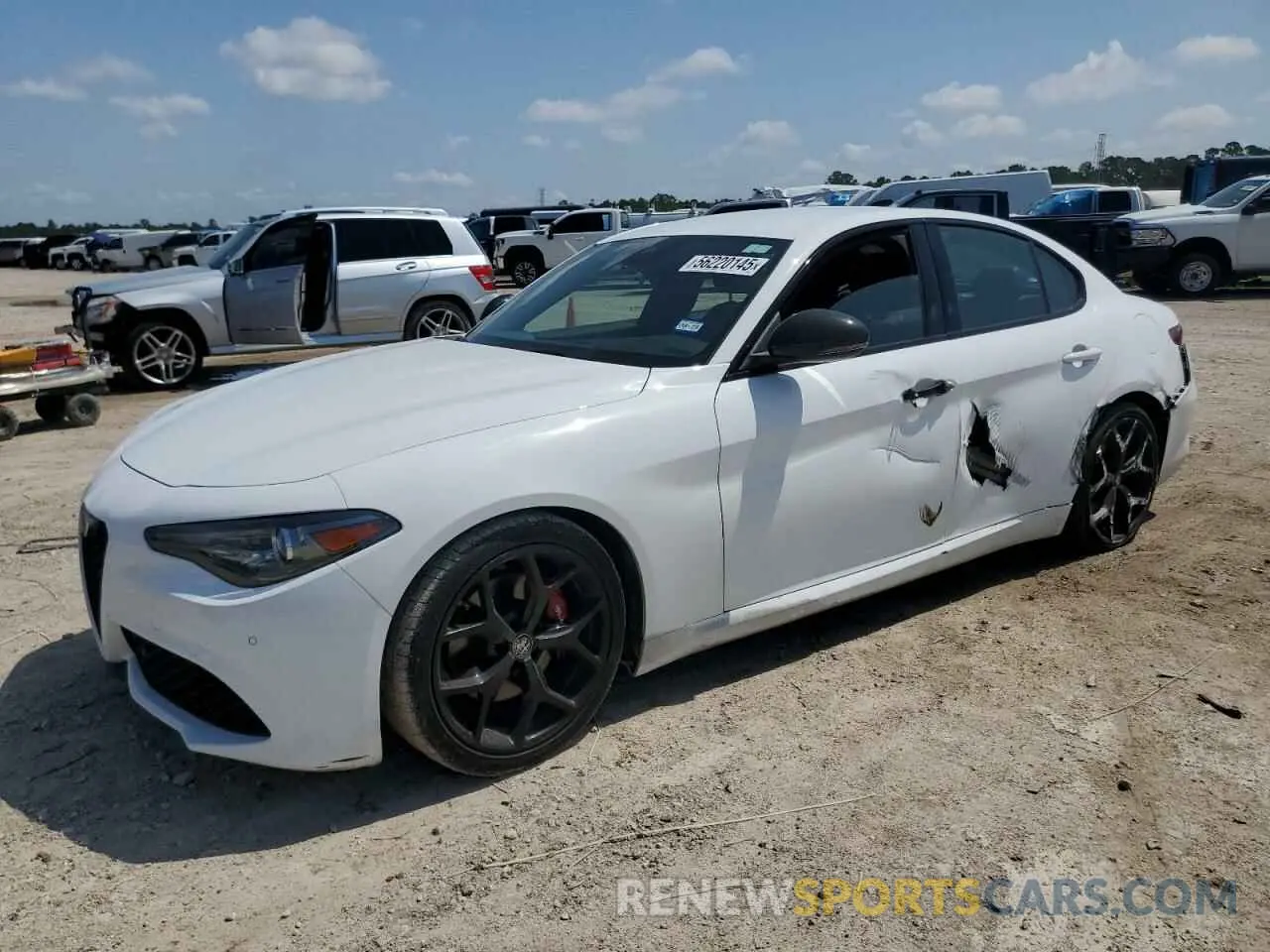 1 Photograph of a damaged car ZARFAMBN1L7636628 ALFA ROMEO GIULIA 2020