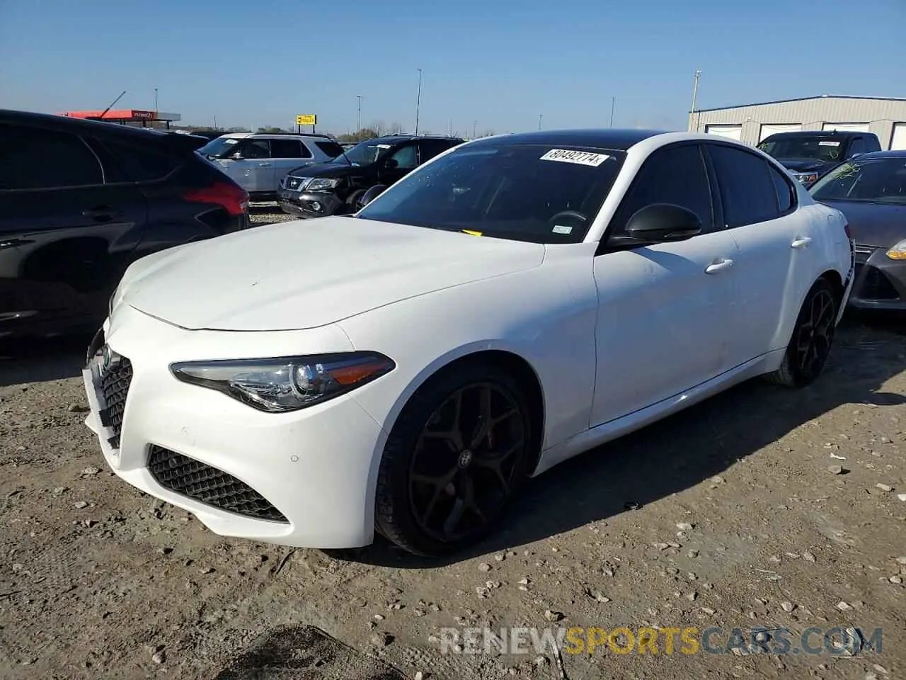 1 Photograph of a damaged car ZARFAMBN8L7634911 ALFA ROMEO GIULIA 2020