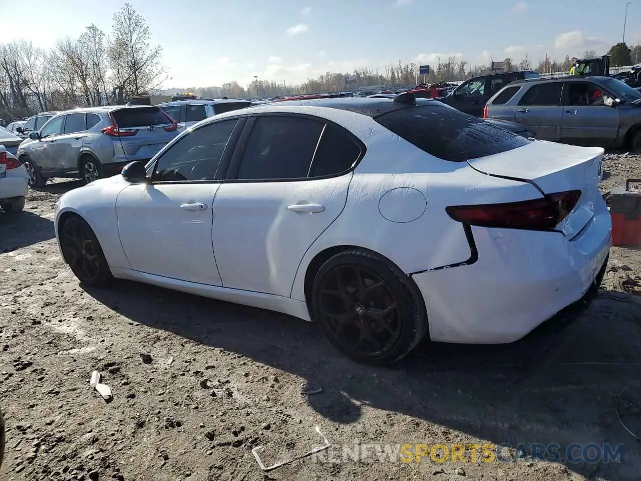 2 Photograph of a damaged car ZARFAMBN8L7634911 ALFA ROMEO GIULIA 2020
