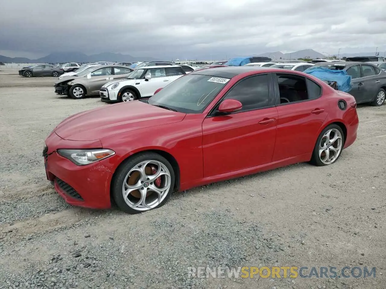 1 Photograph of a damaged car ZARFAMBN9L7626297 ALFA ROMEO GIULIA 2020