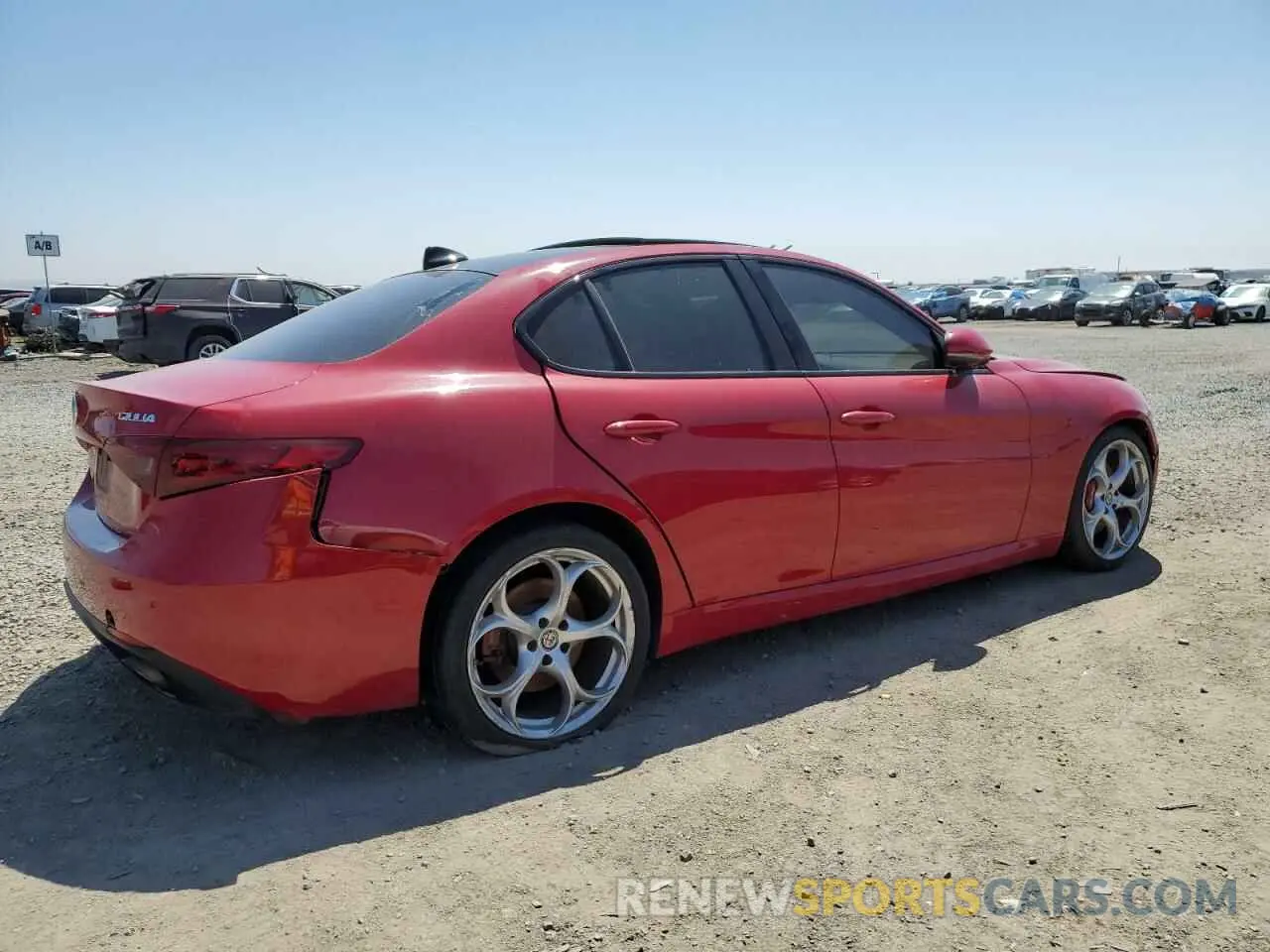 3 Photograph of a damaged car ZARFAMBN9L7626297 ALFA ROMEO GIULIA 2020
