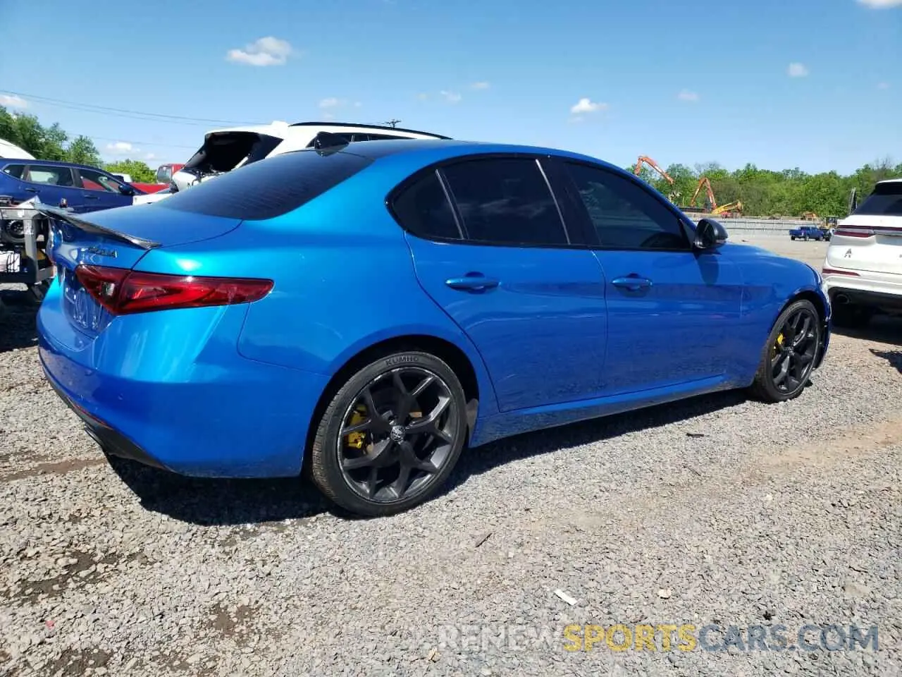 3 Photograph of a damaged car ZARFANAN9L7625531 ALFA ROMEO GIULIA 2020