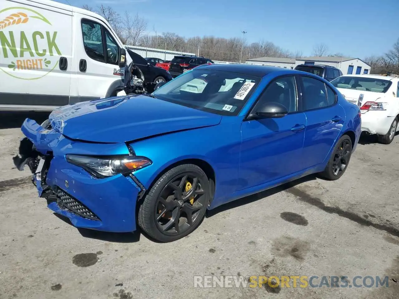 1 Photograph of a damaged car ZARFANBN0L7633662 ALFA ROMEO GIULIA 2020
