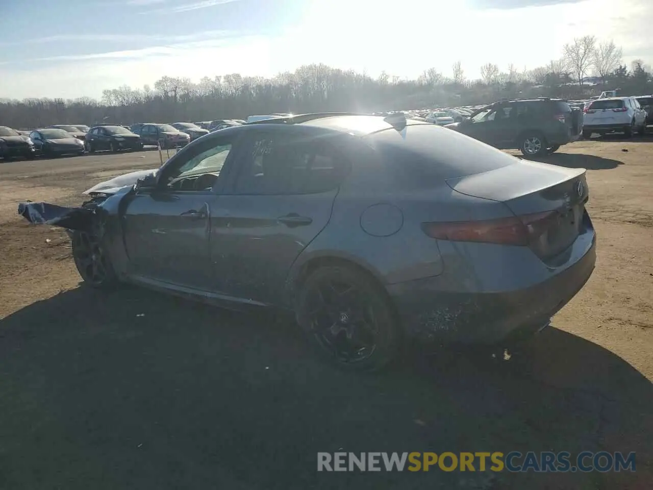 2 Photograph of a damaged car ZARFAMAN9M7647301 ALFA ROMEO GIULIA 2021