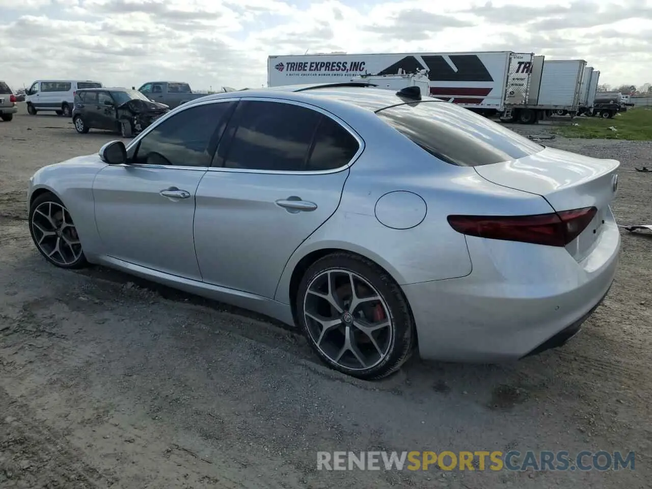 2 Фотография поврежденного автомобиля ZARFAMBNXM7639691 ALFA ROMEO GIULIA 2021