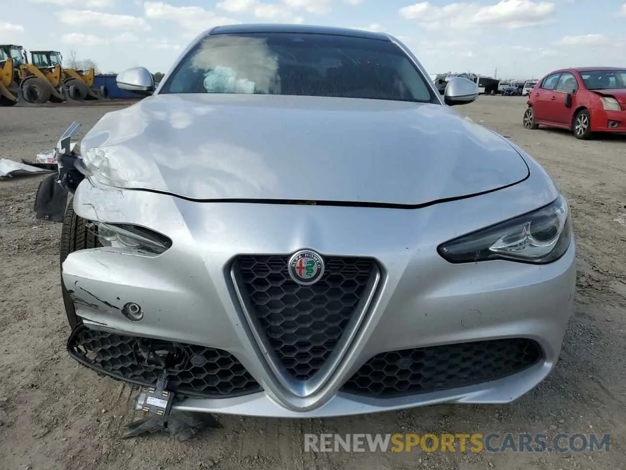 5 Фотография поврежденного автомобиля ZARFAMBNXM7639691 ALFA ROMEO GIULIA 2021