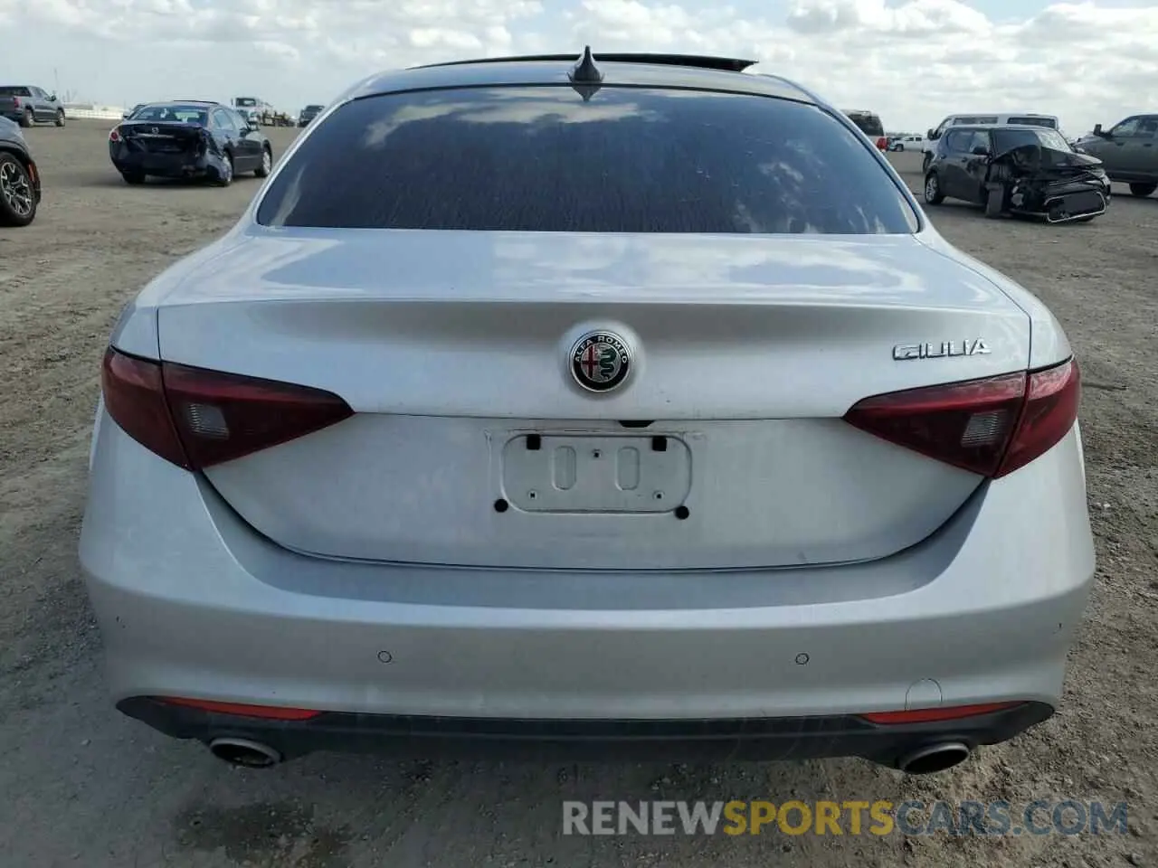 6 Фотография поврежденного автомобиля ZARFAMBNXM7639691 ALFA ROMEO GIULIA 2021