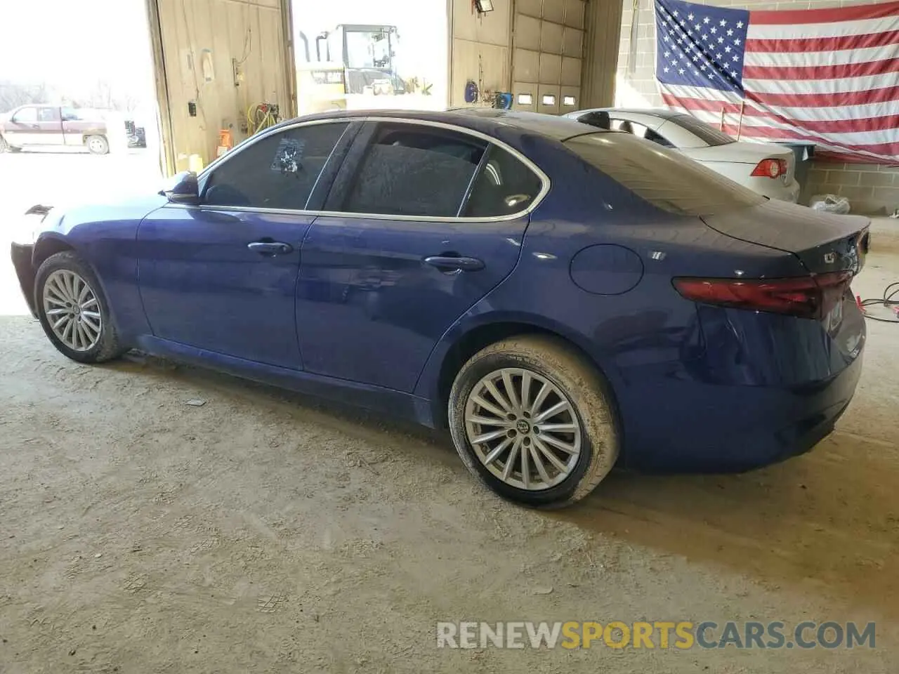 2 Фотография поврежденного автомобиля ZARFANAN2M7649350 ALFA ROMEO GIULIA 2021
