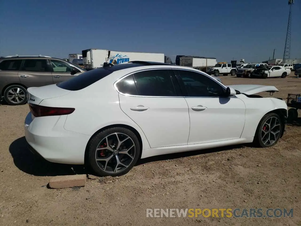 3 Photograph of a damaged car ZARFANBN0M7642850 ALFA ROMEO GIULIA 2021