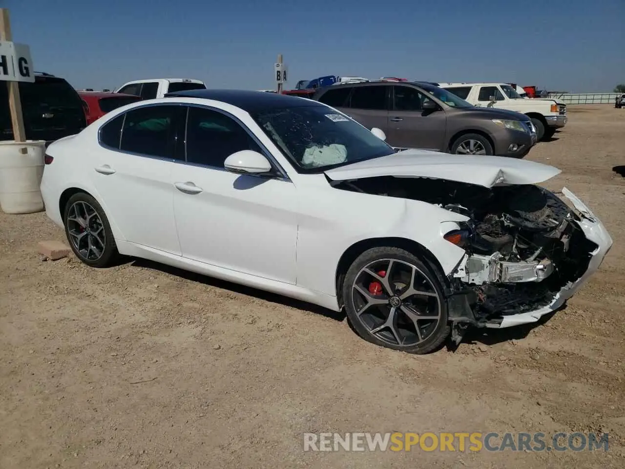 4 Photograph of a damaged car ZARFANBN0M7642850 ALFA ROMEO GIULIA 2021