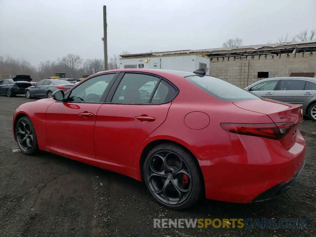 2 Фотография поврежденного автомобиля ZARFANBN4M7647744 ALFA ROMEO GIULIA 2021