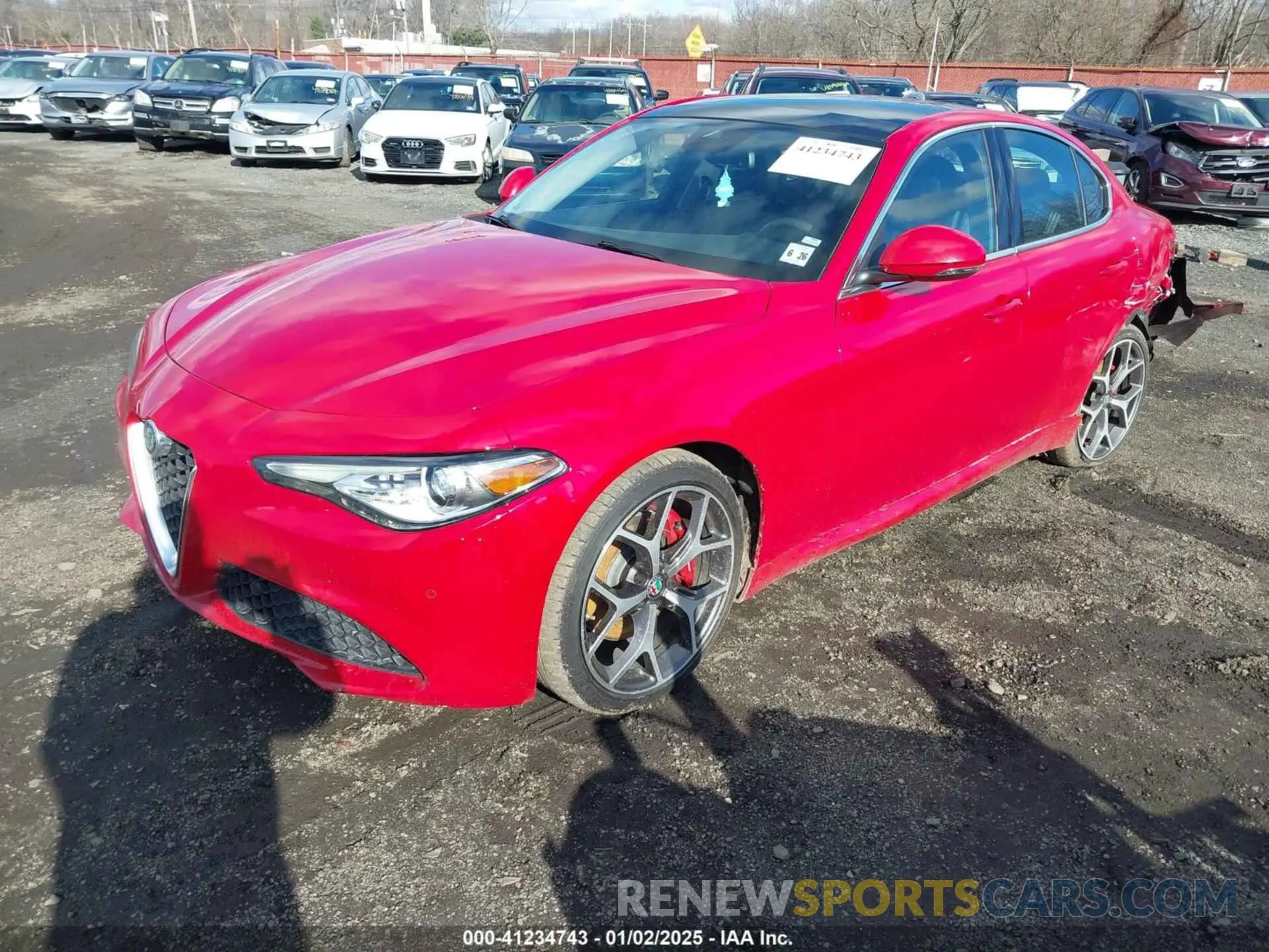 2 Photograph of a damaged car ZARFANBN5M7645601 ALFA ROMEO GIULIA 2021