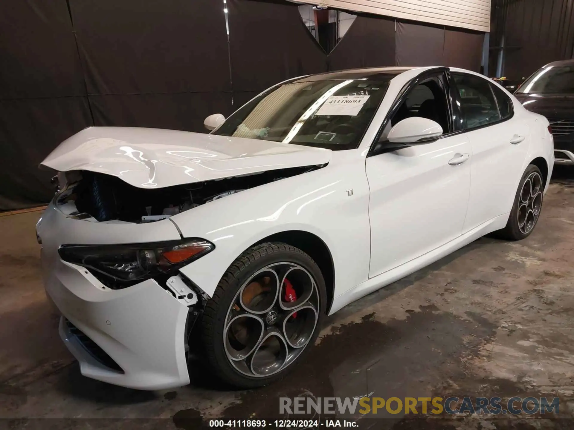 2 Фотография поврежденного автомобиля ZARFANBN8N7661843 ALFA ROMEO GIULIA 2022