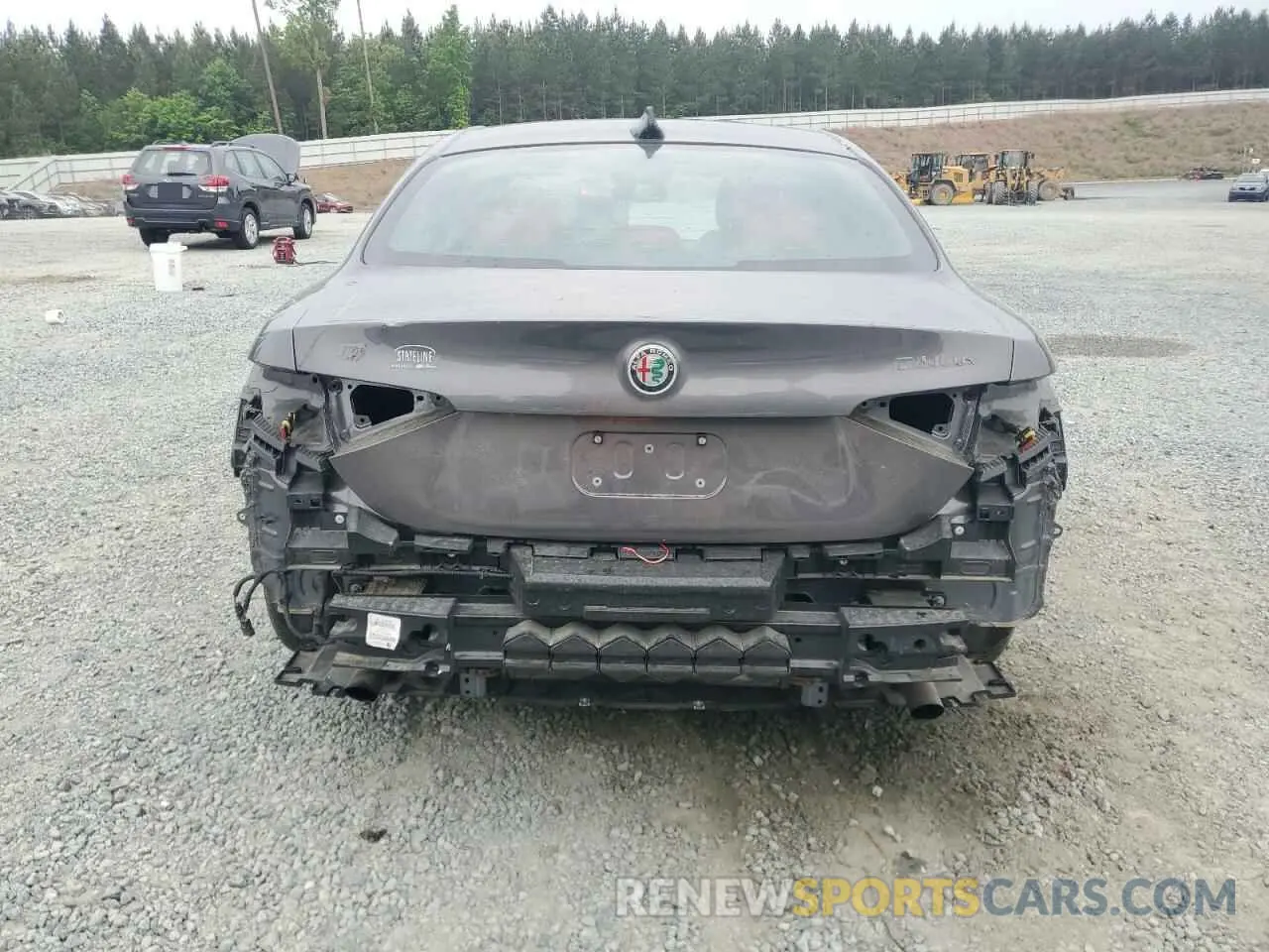 6 Фотография поврежденного автомобиля ZARFAMBN6P7676600 ALFA ROMEO GIULIA 2023