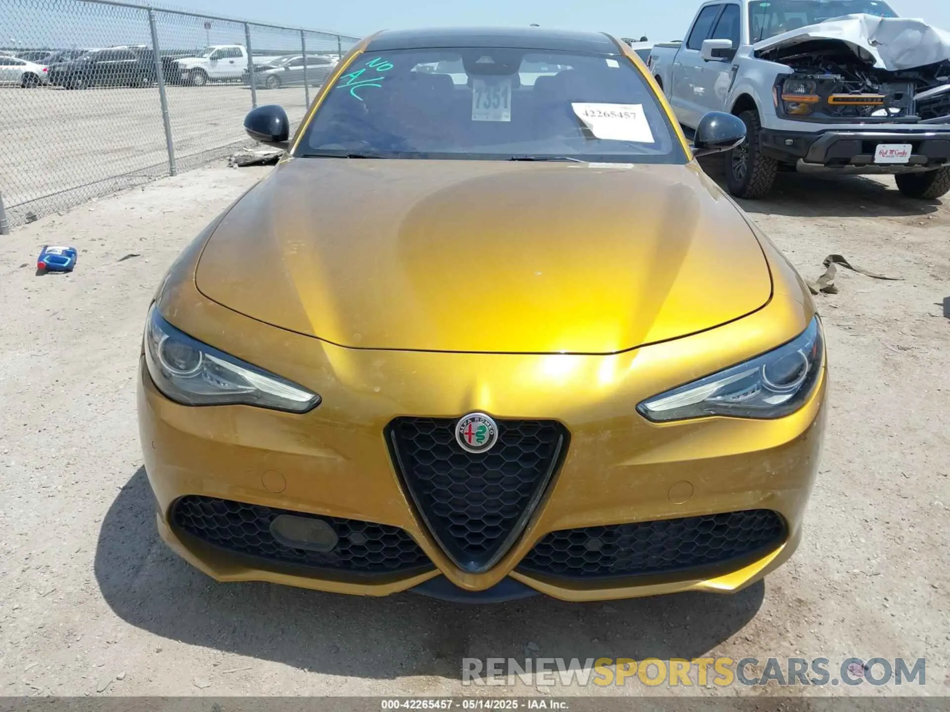 6 Фотография поврежденного автомобиля ZARFANBN6P7670771 ALFA ROMEO GIULIA 2023